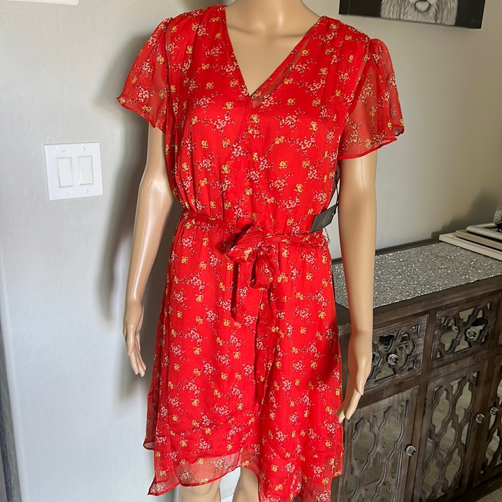 Vince Camuto floral dress, size 8
